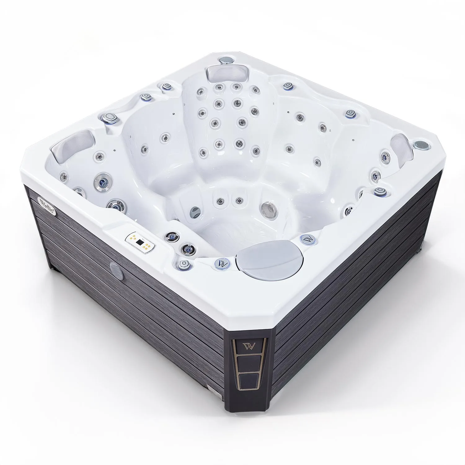 Prague Life Deluxe spa / WM00800-D, 6 місць, 200 × 200 × 90 cm — СПА-басейн Wellis, фото 3