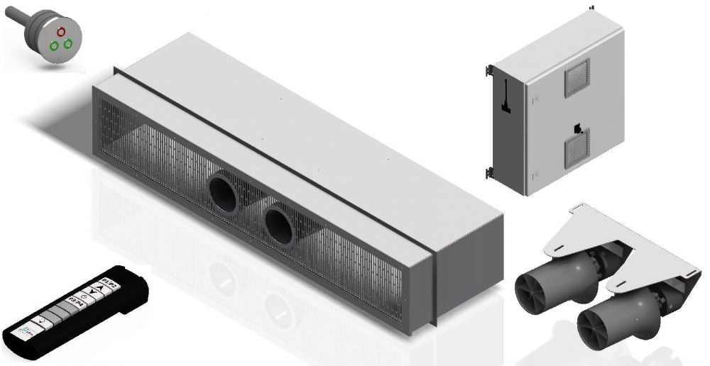 Протитечія HydroStar BGA Double Flat 320 — обладнання для басейну