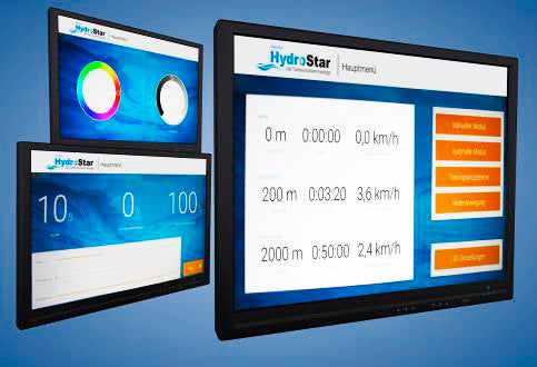 Дисплей сенсорний Hydro Star Binder 21.5" — обладнання для басейну