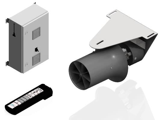 Протитечія HydroStar BGA Single 160 у кріпленні components — обладнання для басейну