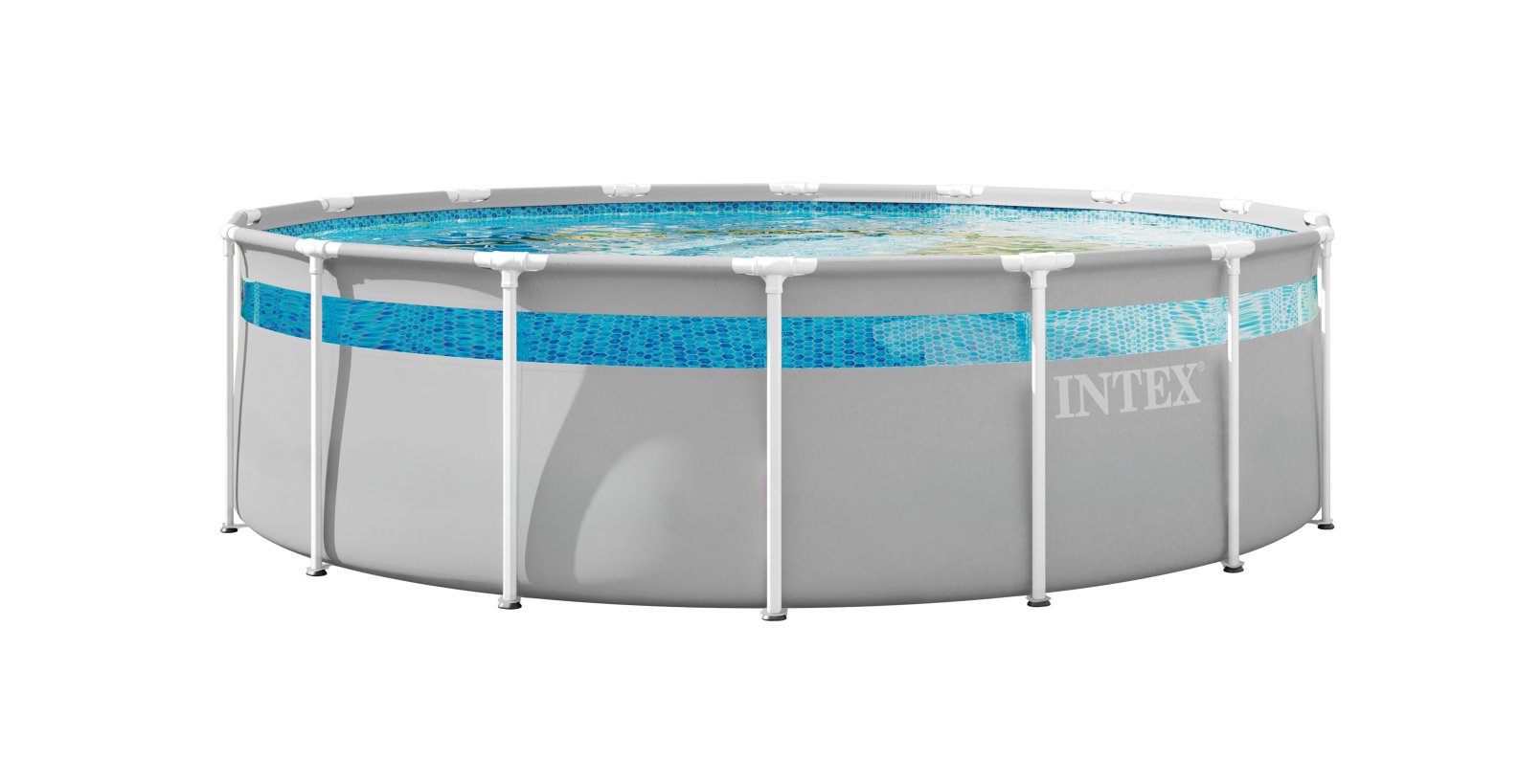 Каркасний басейн Intex Prism Frame Clearview 4,88 м × 1,22 м