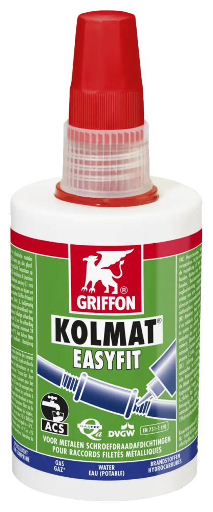 Герметик GRIFFON KOLMAT EASYFIT анаеробний BO 50ML-12 L35 (для метал. різьби) (12шт) — Griffon для герметизації
