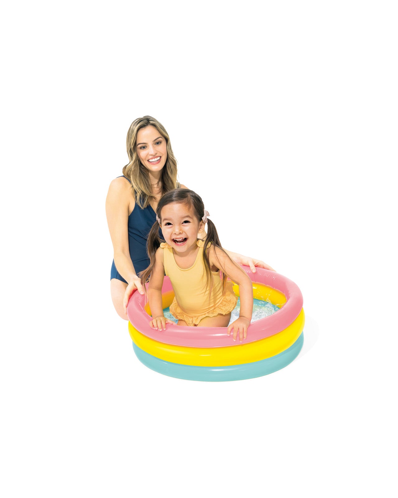 Дитячий надувний басейн Intex Sunset Glow (86×25)