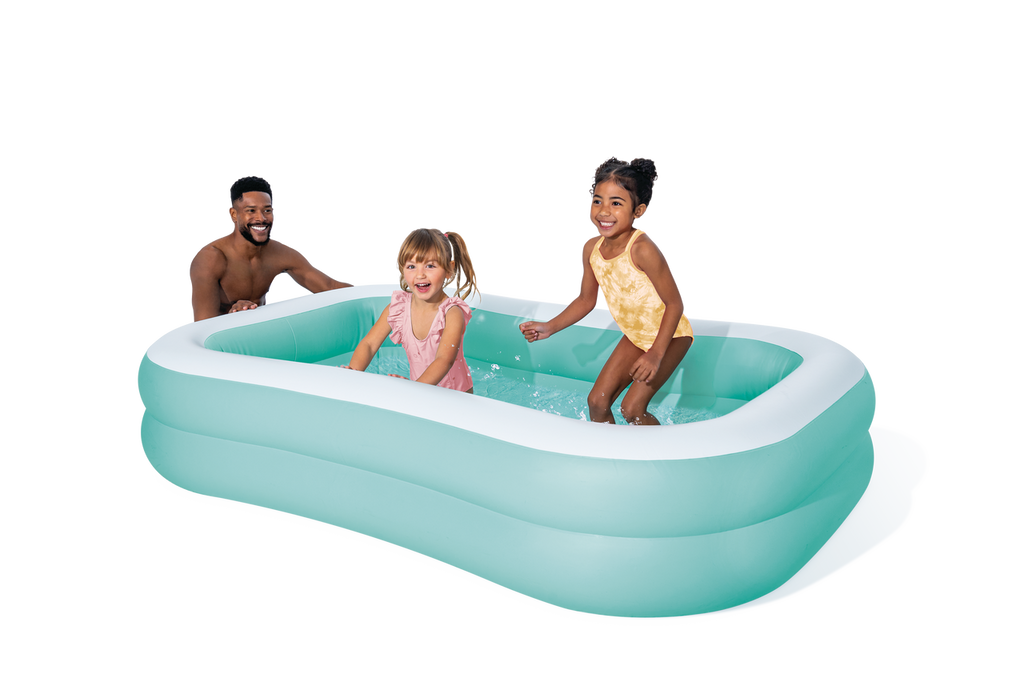 Надувний сімейний басейн Intex Aqua Swim Center (229×152×48 см)
