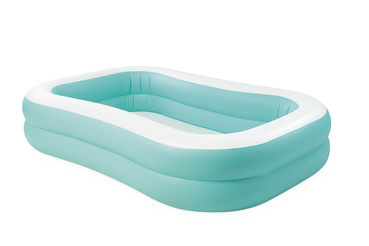 Надувний сімейний басейн Intex Aqua Swim Center (229×152×48 см)