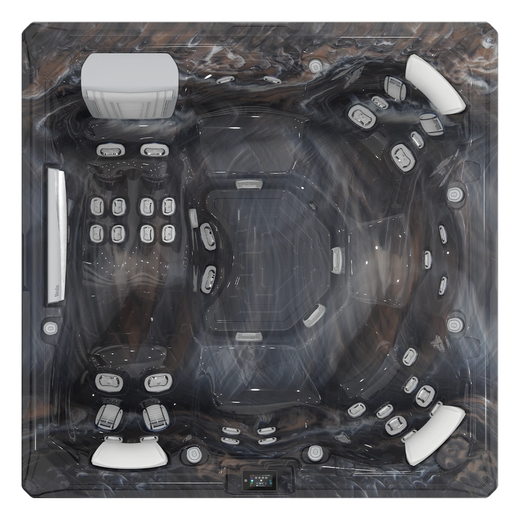 Atlas Life Premium WM00756-P 6 місць, 215 × 215 × 86,5cm, 391 kg — СПА-басейн Wellis, фото 7