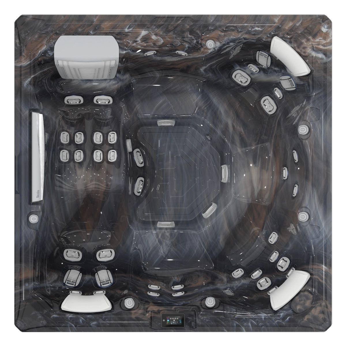 Atlas Life Premium WM00756-P 6 місць, 215 × 215 × 86,5cm, 391 kg — СПА-басейн Wellis, фото 7