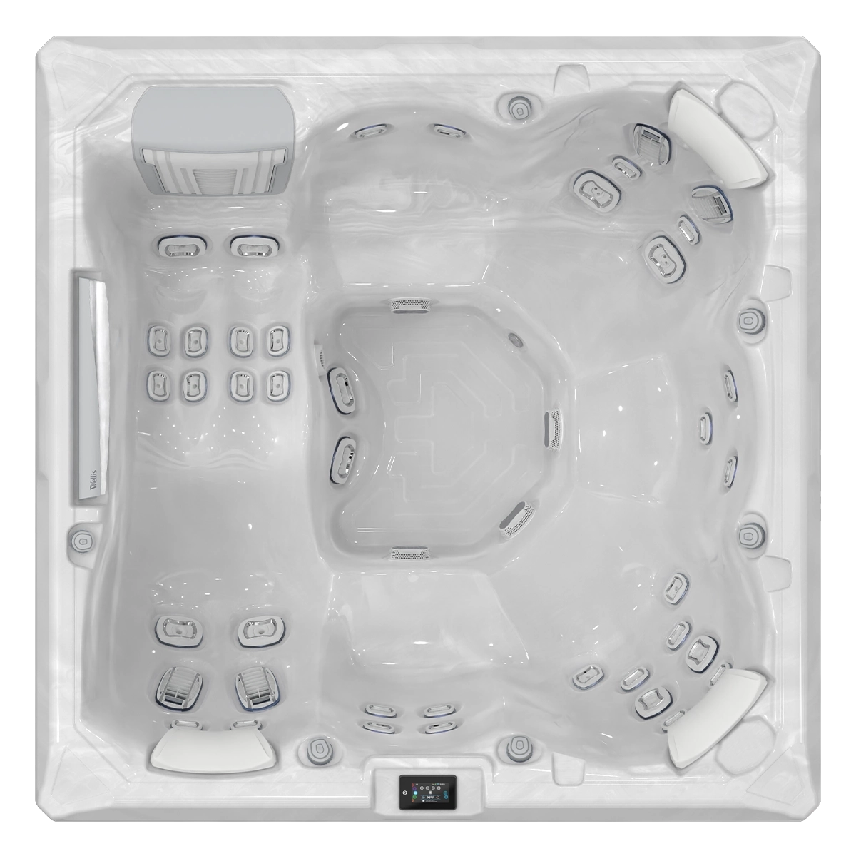 Atlas Life Premium WM00756-P 6 місць, 215 × 215 × 86,5cm, 391 kg — СПА-басейн Wellis, фото 9