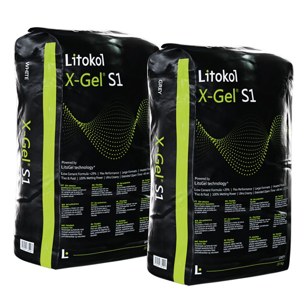 Полімерний гель Litokol X-Gel® S1 мішок 20 кг Білий — Litokol для басейнів, плитки та мозаїки