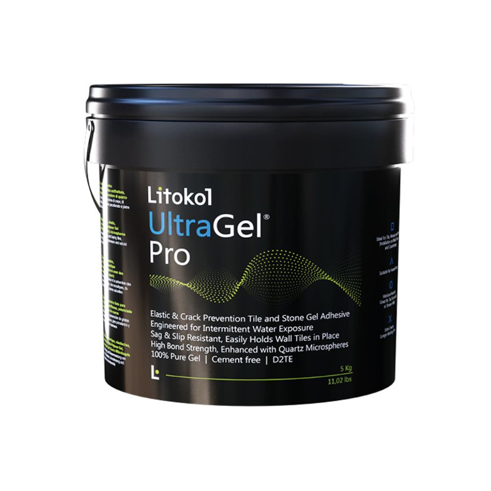 Мультиполімерний гель Litokol UltraGel® Pro відро 5 кг Білий — Litokol для басейнів, плитки та мозаїки