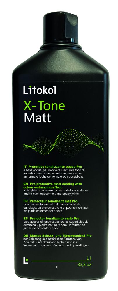 Матовий захисний тонуючий засіб Litokol X-Tone Matt флакон 1 л — Litokol для басейнів, плитки та мозаїки
