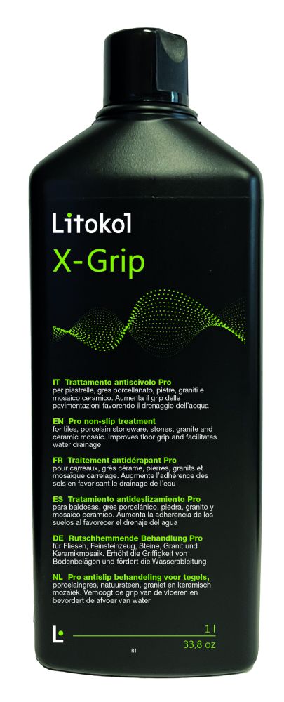Професійне протиковзке просочення Litokol X-Grip флакон 1 л — Litokol для басейнів, плитки та мозаїки