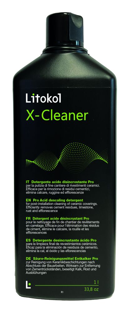 Рідкий розчин на кислотній основі Litokol X-Cleaner флакон 1 л — Litokol для басейнів, плитки та мозаїки
