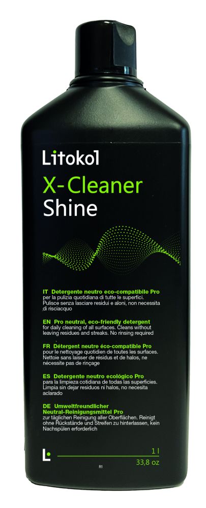 Нейтральний екологічний миючий засіб Litokol X-Cleaner Shine флакон 1 л — Litokol для басейнів, плитки та мозаїки