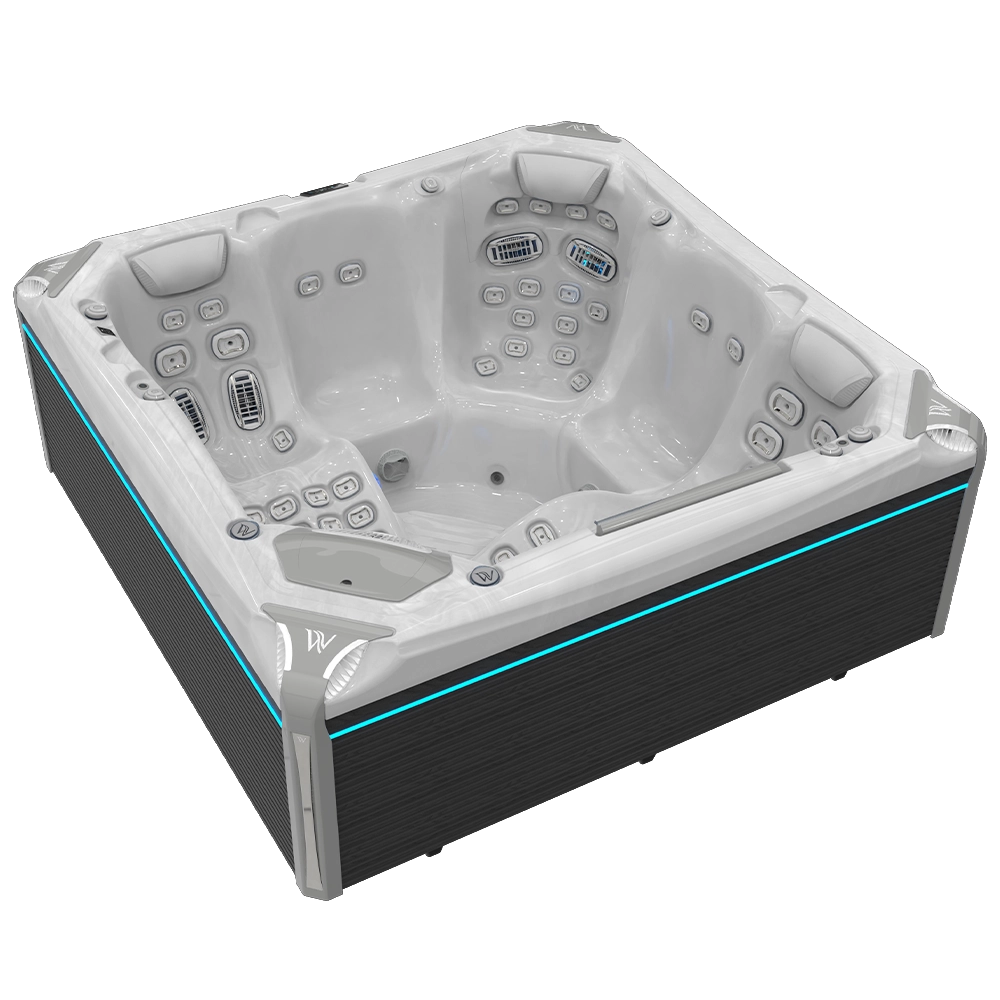 Everest Life Deluxe spa Ice White WM00754-D (Configuration 154350) — СПА-басейн Wellis