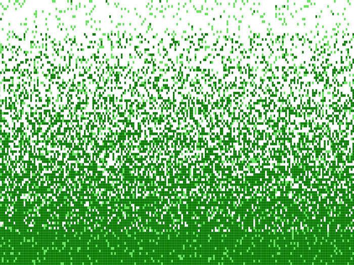 Скляна мозаїка VERDE для басейну — 2.5 х 2.5 см, Зелений