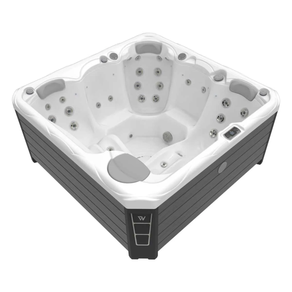 Budapest Life Deluxe WM00799-D, 5 місць, 200 × 200 × 89 cm, 236 kg — СПА-басейн Wellis