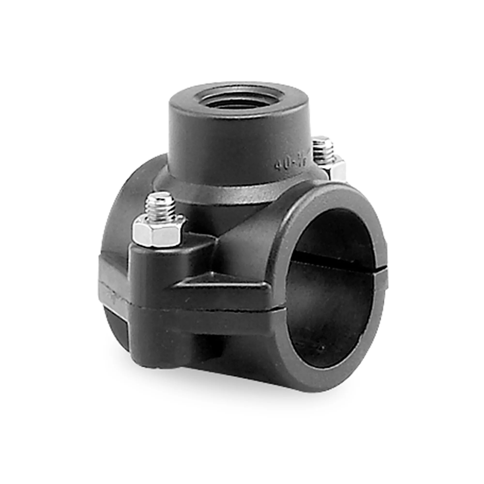 Хомут-врізка сідло зажимне ПП Hidroten d50x1/2"