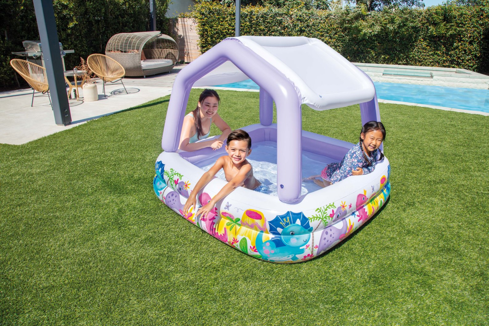 Надувний басейн Intex Sun Shade Pool
