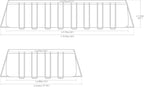 Каркасний басейн Intex Ultra XTR Rectangular Frame 9,75 м × 4,88 м × 1,32 м