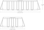 Каркасний басейн Intex Ultra XTR Rectangular Frame 7,32 м × 3,66 м × 1,32 м