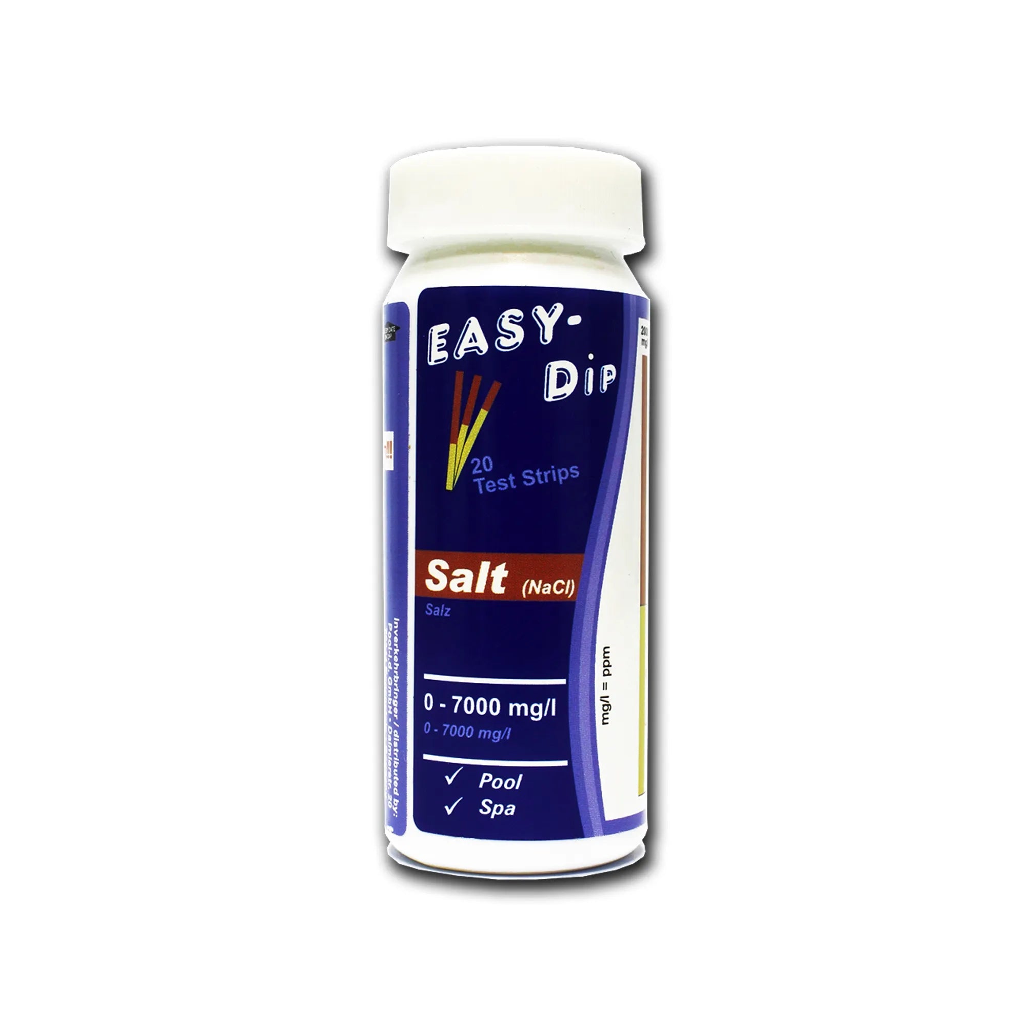Тестові смужки для басейну Water-I.D. Easy-Dip TSL600 NaCl