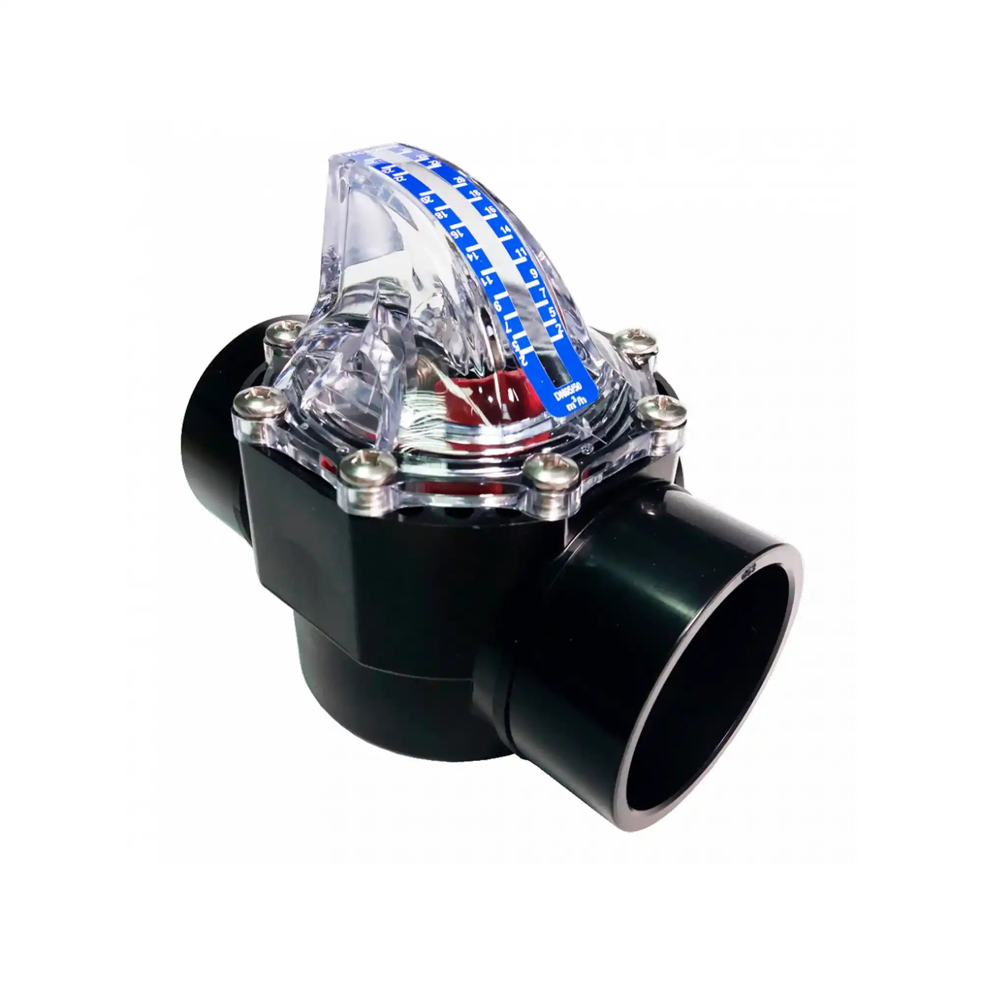 Витратомір для басейну Dryden Aqua FlowVis, DN63, 2.4-24 м³/год